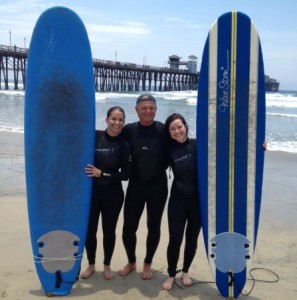 women's surf lessons in oceanside